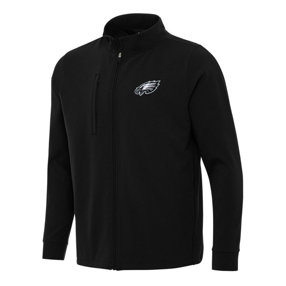 Antigua Black Philadelphia Eagles NFL Regard Full-Zip Jacket‎ Women's XL NEW